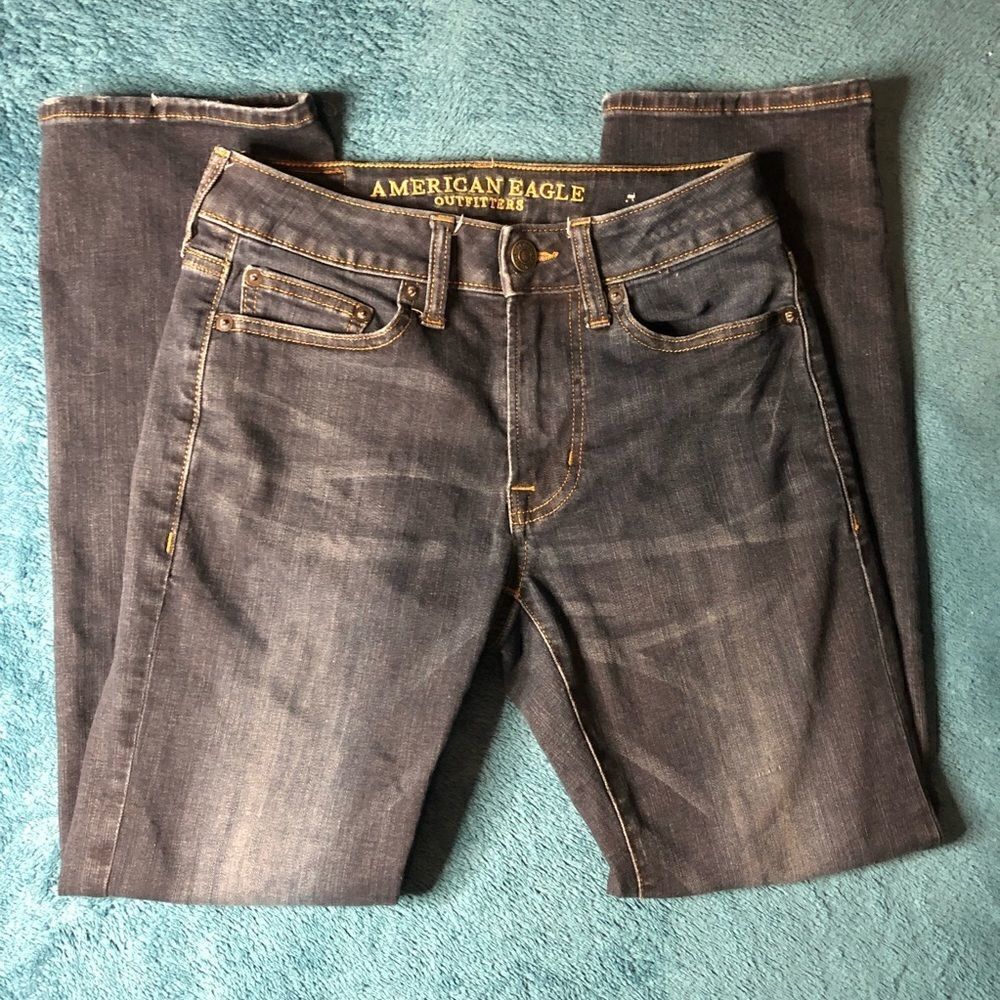 American Eagle, original straight leg, 26x28